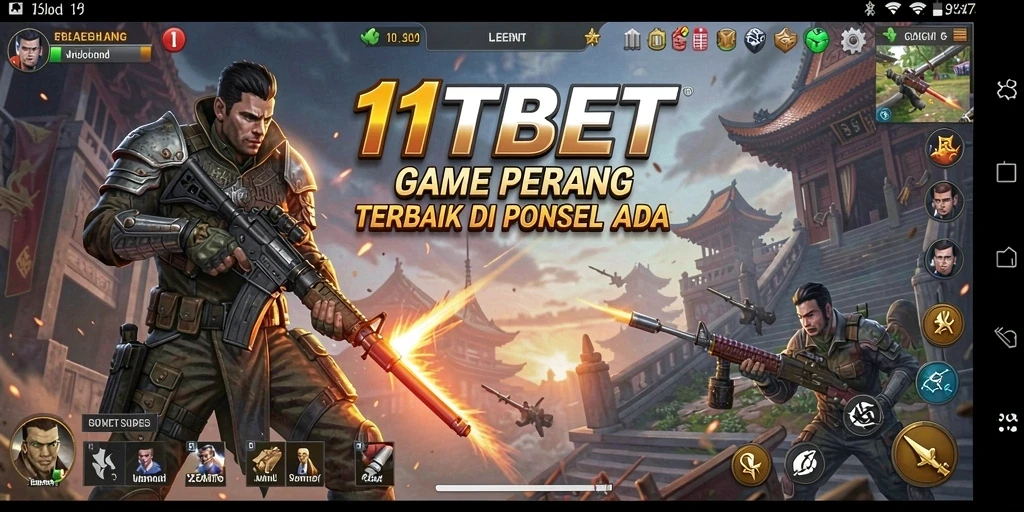 Screenshot 11TBET menampilkan aksi pertempuran yang intens dan mendebarkan.