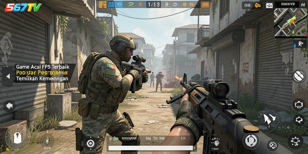 Screenshot gameplay <strong>567TV</strong> menunjukkan aksi pertempuran yang mendebarkan.