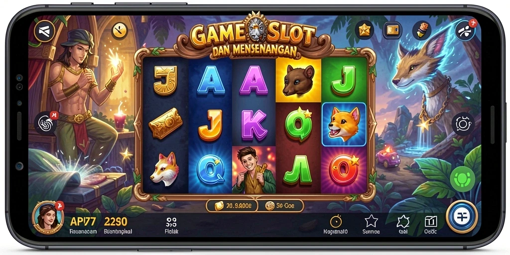 Tampilan menarik dalam gameplay slot API77 yang menghibur.