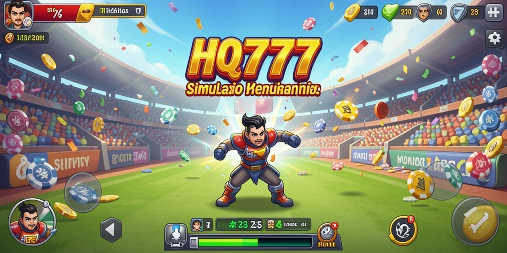Tampilan menarik dari gameplay HQ777 yang penuh dengan interaksi dan kustomisasi.