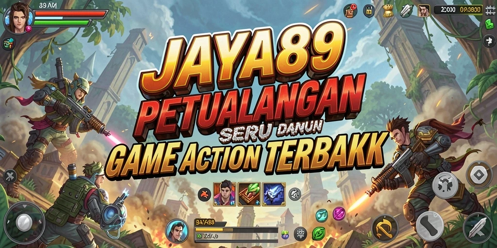 Screenshot <strong>JAYA89</strong> menunjukkan aksi seru di medan pertempuran yang dinamis.