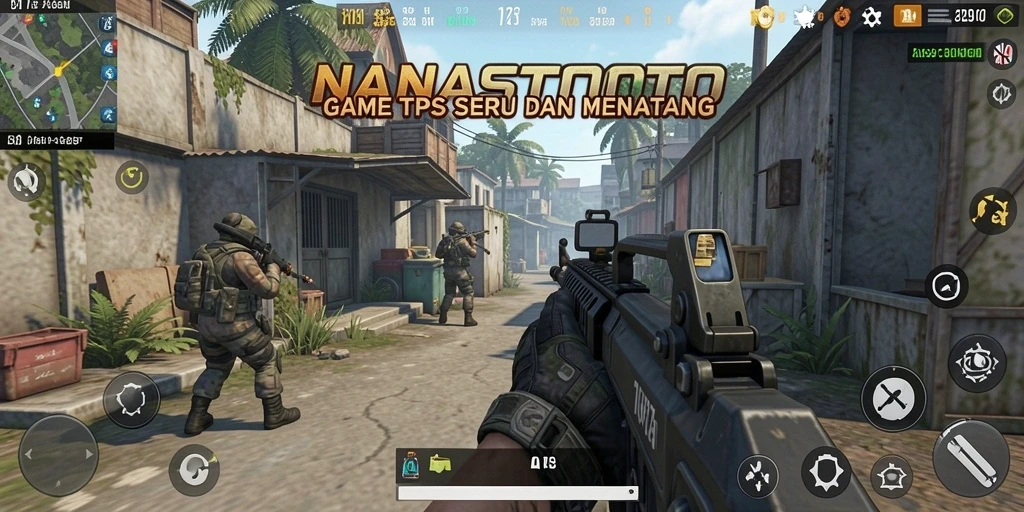 Gameplay intens NANASTOTO dengan aksi penuh ketegangan.