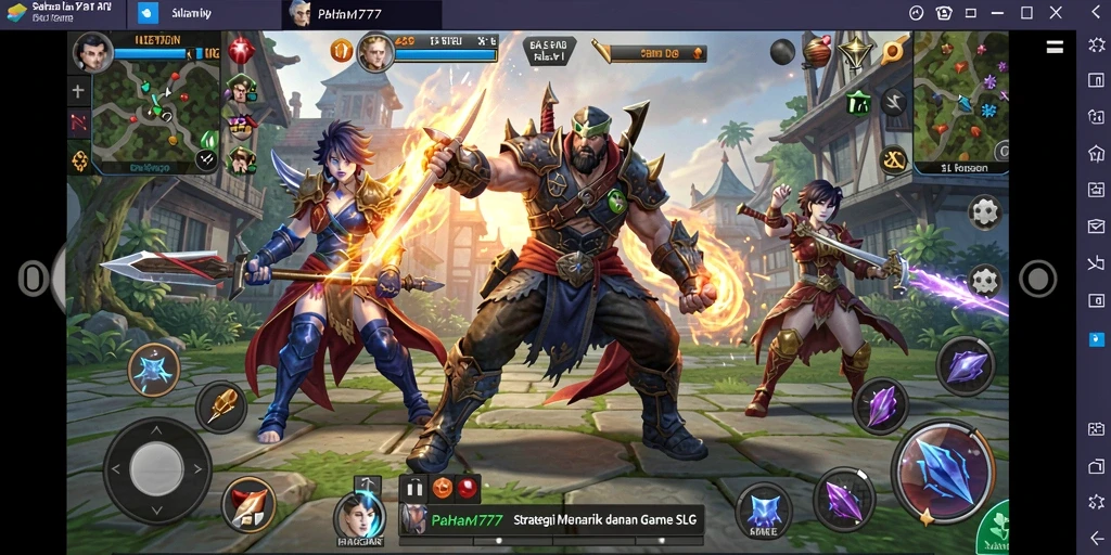 Tampilan gameplay PAHAM777 yang dinamis dan strategis.