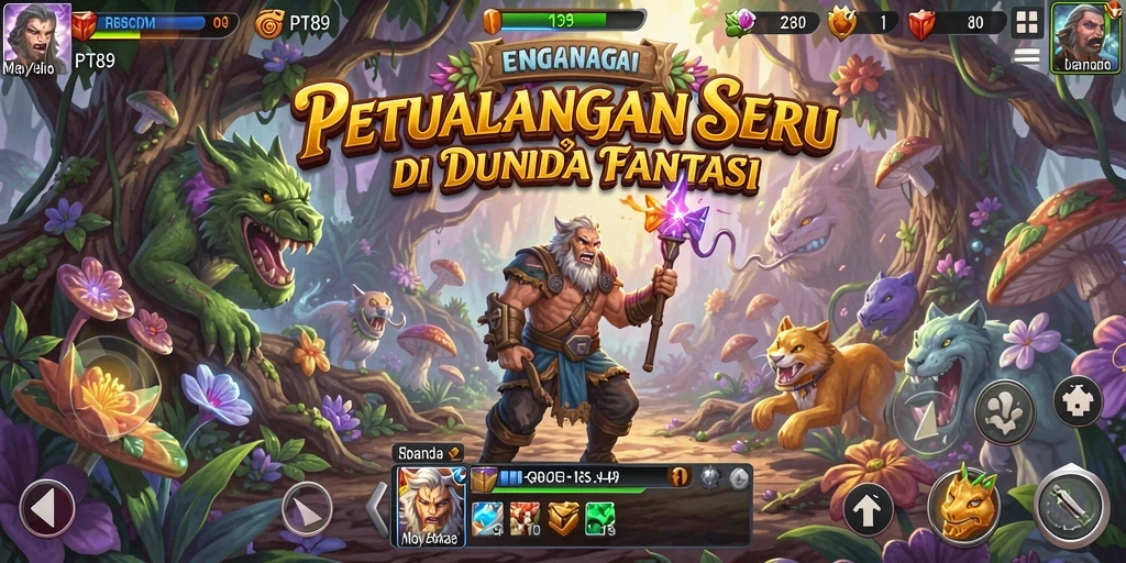 Screenshot PT89 menampilkan aksi gameplay di dunia petualangan yang memukau.