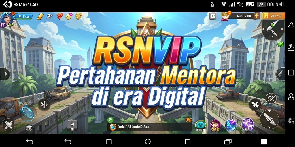 Tampilan seru dari gameplay RSNVIP dalam Tower Defense.