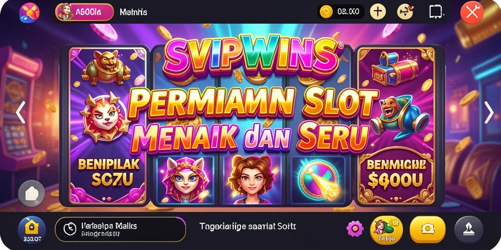 Screenshot gameplay menarik dari SVIPWINS dengan tema slot yang beragam.