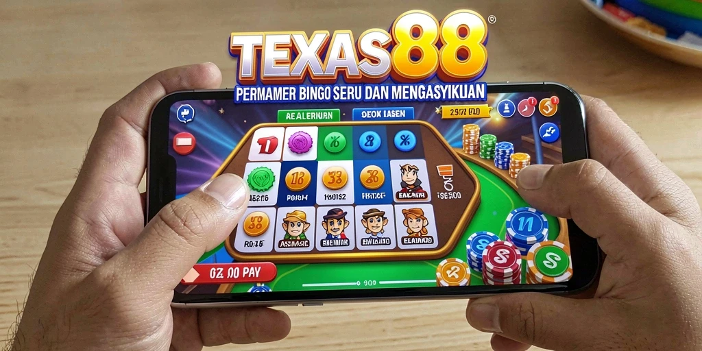 Screenshot gameplay TEXAS88 yang menunjukkan suasana seru permainan Bingo.