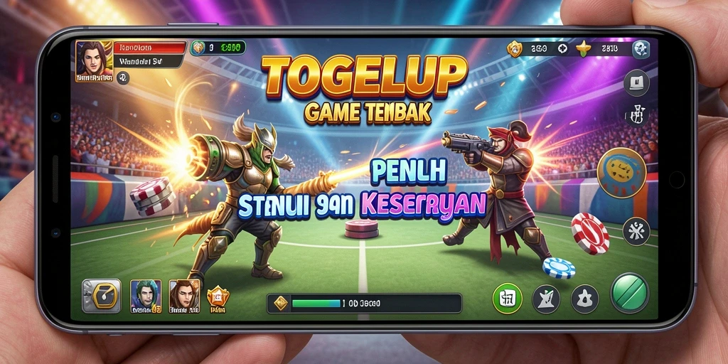 Menampilkan aksi seru dalam permainan TOGELUP dengan grafis menawan.